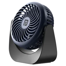 PORTRONICS Toofan 60mm 3 Blade BLDC Motor Mini Rechargeable Fan with 2000 mAh Battery (Low Noise Desk Fan, Blue)-image-41