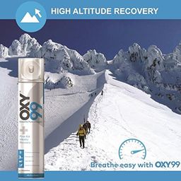 OXY99 Natural Oxygen Can 2 Pack 12 L with Mask, Tube & Elastic Strap - Medical Oxygen Cylinder For Home, Oxygen Cylinder For Travelling, Oxygen Can For Trekking & Hiking Adventures, ING. BOSCHI ITALY image 4