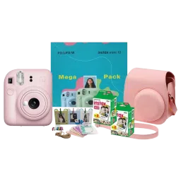 FUJIFILM Instax Mini 12 Mega Pack Instant Camera with 40 Shots (Blossom Pink)-picture-21