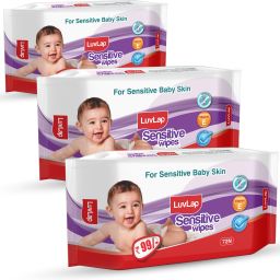 Sensitive Baby Wipes, Fragrance Paraben Free, 72 Wipes/Pack-14