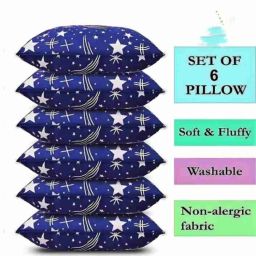 luxury Polyester Fibre Abstract Pregnancy Pillow Pack of 6-image-64