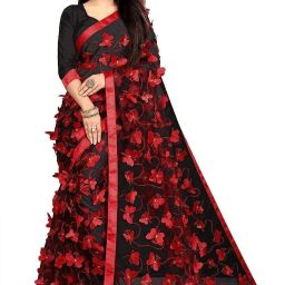 Self Design Bollywood Art Silk Saree-image-51