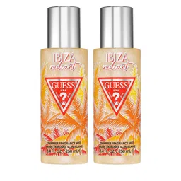GUESS Women Destination Set of 2 Ibiza Radiant Shimmer Fragrance Body Mist - 250ml Each-13