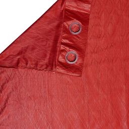 Cortina Red Set of 2 Embossed Abstract Print Door Curtains image 3