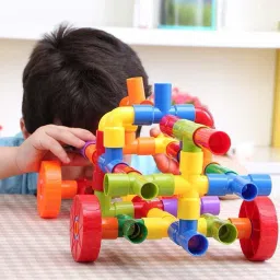 pulsbery Building Blocks for Kids/Pipe Puzzle Blocks for Kids/Blocks Puzzle for Kids image 2