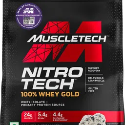 muscletech NitroTech 100% Whey Gold for Muscle Support & Recovery - Primary Source Isolate Whey Protein-picture-0