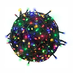 SPARK WORLD Blue & Green Rice Shape String Lights image 2