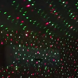 SPARK WORLD Blue & Red Textured Square Laser Stage Disco Floor Lamps image 3
