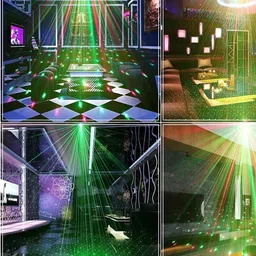 SPARK WORLD Blue Disco Ball String Lights image 4