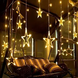 SPARK WORLD Yellow Star-Shaped String Lights image 4