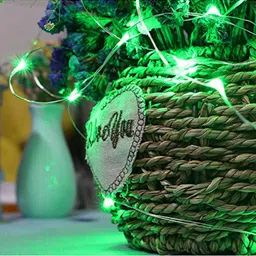 XERGY Set of 8 Multicoloured Battery Operated Led String Light image 2