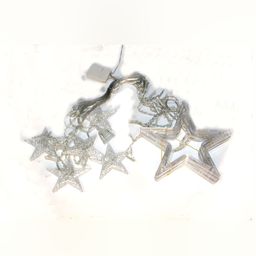 SPARK WORLD Yellow Star Shape LED Curtain Fairy String Lights image 3