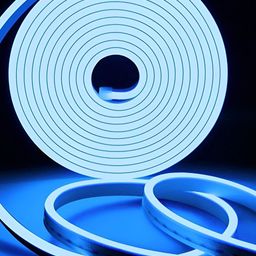 SPARK WORLD Blue Stripped String Lights image 2