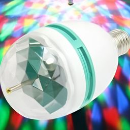 SPARK WORLD White Disco Ball String Lights image 3