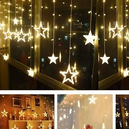 SPARK WORLD Yellow Star Shaped String Lights image 3