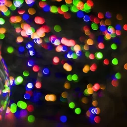 SPARK WORLD Red & Blue Rice Shape String Lights image 5