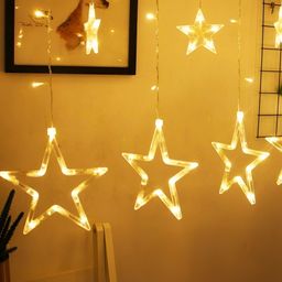 SPARK WORLD Yellow Star Shape String Lights image 3