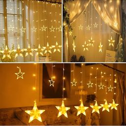 SPARK WORLD Yellow Star-Shaped String Light image 2