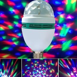 SPARK WORLD White & Green Disco Bulb String Light image 3