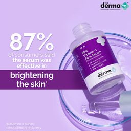 The Derma co. 10% Vitamin C Face Serum with 5% Niacinamide & Hyaluronic Acid - 30ml image 2