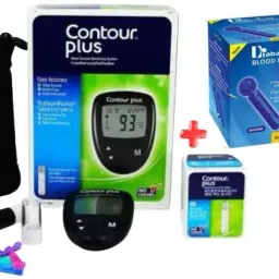 Glucometer +25 Glucostrip with 100 DiabaScan Round Blood Lancet Glucometer-image-13