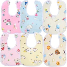 Waterproof Baby Bibs with Food Catcher Pocket, Soft-picture-26