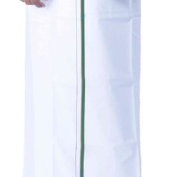 TUNI MANI Luxury Cotton Solid Men Dhoti-image-90