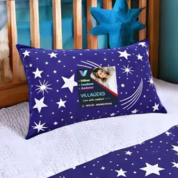 villagers Premium Polyester Fibre Abstract Sleeping Pillow Pack of 1-picture-2