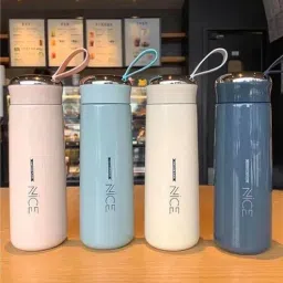 5 needs 400 ml Assorted Nice Glass Water Bottle with Silicone Plastic Shell-picture-8