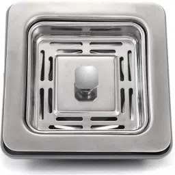 Kitchen Sink Stainless Steel, Brass, Plastic Pop-Up Strainer-image-89