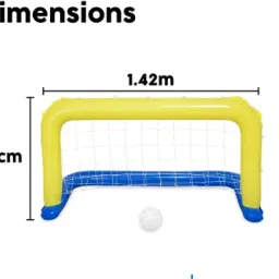 kindertales Inflatable (IND*70) Set Water Polo Game for Pool Multicolor Inflatable Hoppers & Bouncer image 4