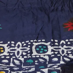 Unnati Silks Ethnic Motifs Block Printed Dupatta image 3