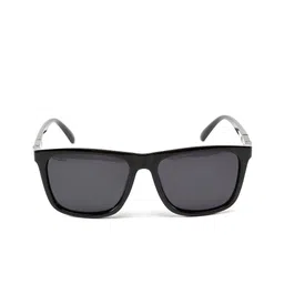 Intellilens Unisex Grey Lens & Black Square Sunglasses with Polarised and UV Protected Lens image 4