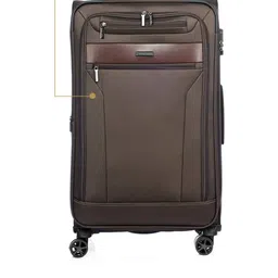 Nasher Miles Set Of 2 Textured Soft-Sided Trolley Suitcase image 2