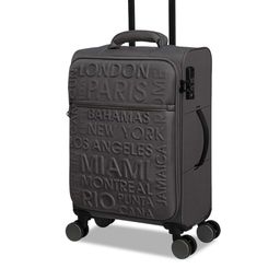 IT luggage CityWide Typographic-Embossed 360-Degree Rotation Small Trolley Bag - 55.5 cm-52