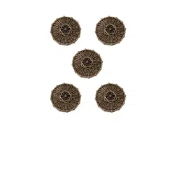 COSA NOSTRAA Set of 5 Vintage Hexagon Buttons image 4