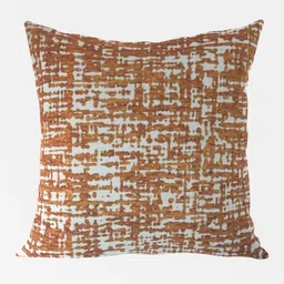 ROSARA HOME  Rust Self Design Set Of 5 Jacquard Square Cushion Covers image 2