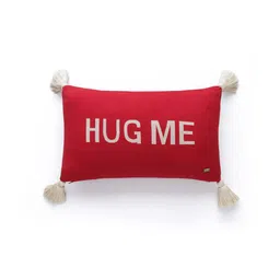 Pluchi Red & White Rectangle Cotton Cushion Covers-image-53
