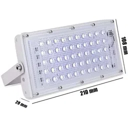 SPARK WORLD White Rectangular Outdoor Lamp image 2