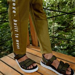 HRX by Hrithik Roshan Men Olive Green & Black Hook & Loop Athleisure Sandal-picture-12