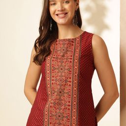 Anouk Women Printed Sleeveless Cotton Top-picture-42