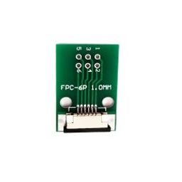 FFC / FPC Adapter Board 1mm to 2.54mm Soldered Connector – 6 pin-55