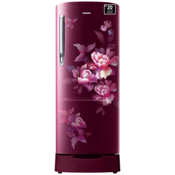 SAMSUNG 183 Litres 5 Star Direct Cool Single Door Refrigerator with Anti Bacterial Gasket (RR20D2825HNNL, Himalaya Poppy Red)-image-10