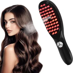 Electric Scalp Massager Comb with Red & Blue Light Therapy | (Pack of 1)-image-47