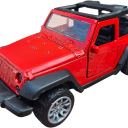 Metal Thar Jeep Toy Car 1:32 DieCast (Open Door & Pull Back Function)-picture-14