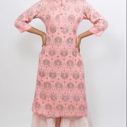 Rayon Women Kurti With Bottomwear-image-62