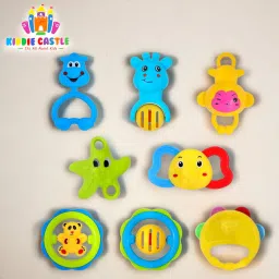 8 Pcs Colorful Set For Infants Rattle-14