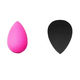 Veoni BELLE Set of 2 Mini Beauty Blender Sponge - Black & Pink-17