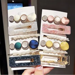 Pinapes Set of 12 Embellished Hair Accessories-16