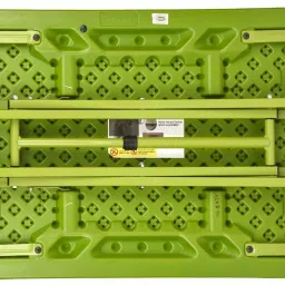 supreme Scissor Height Adjusting Table, Mehandi Green Plastic Study Table image 3